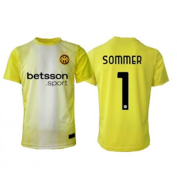 Inter Milan Yann Sommer #1 Målmand Udebanetrøje 2025-26 Kortærmet
